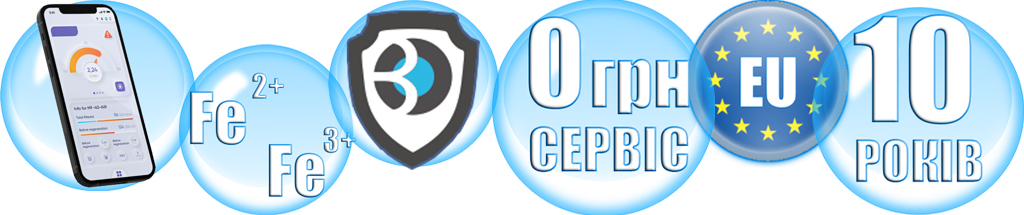 Харавктеристики розумних фільтрів для води від заліза iBregus